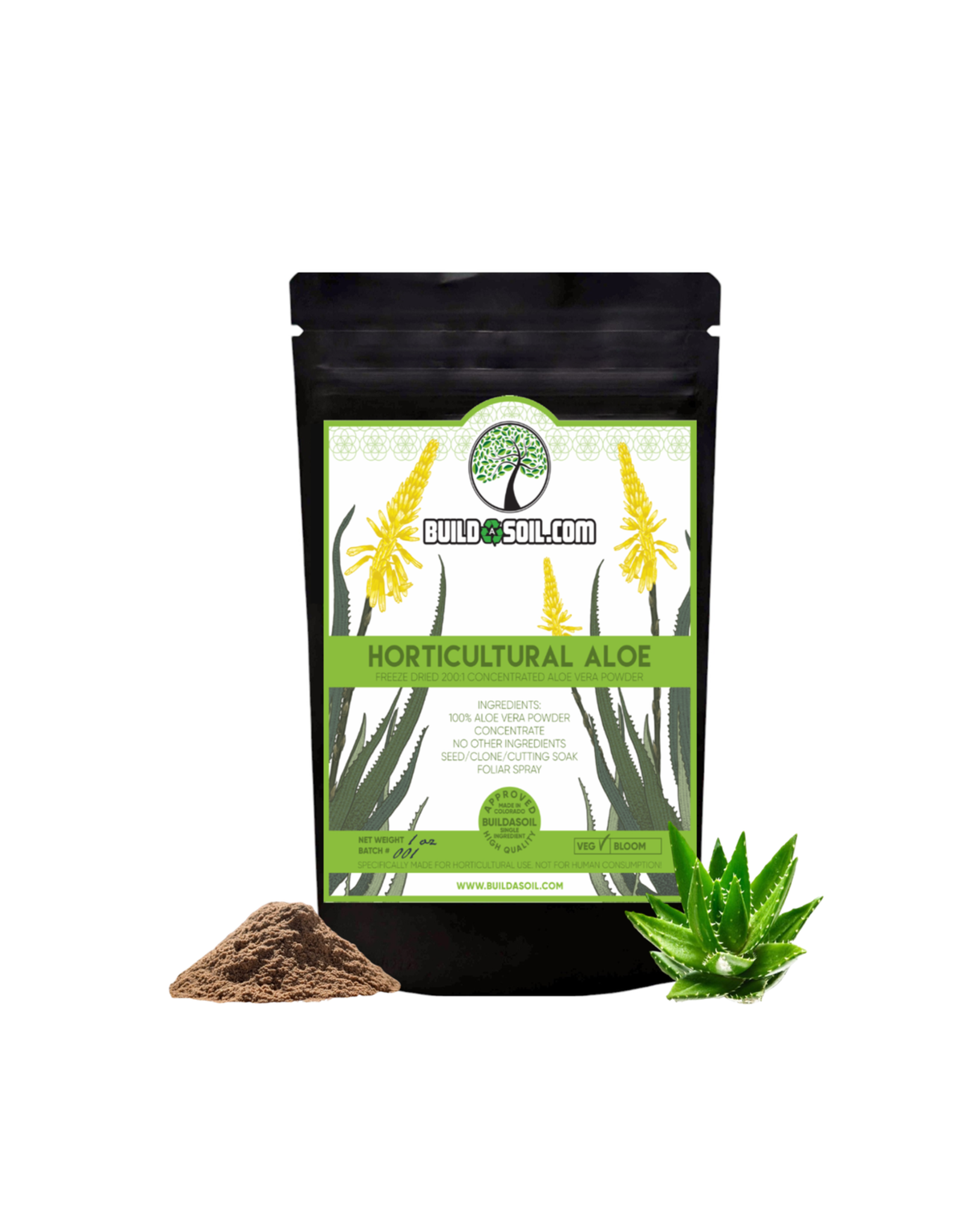 BuildASoil BuildASoil Horticultural Aloe - 1 oz