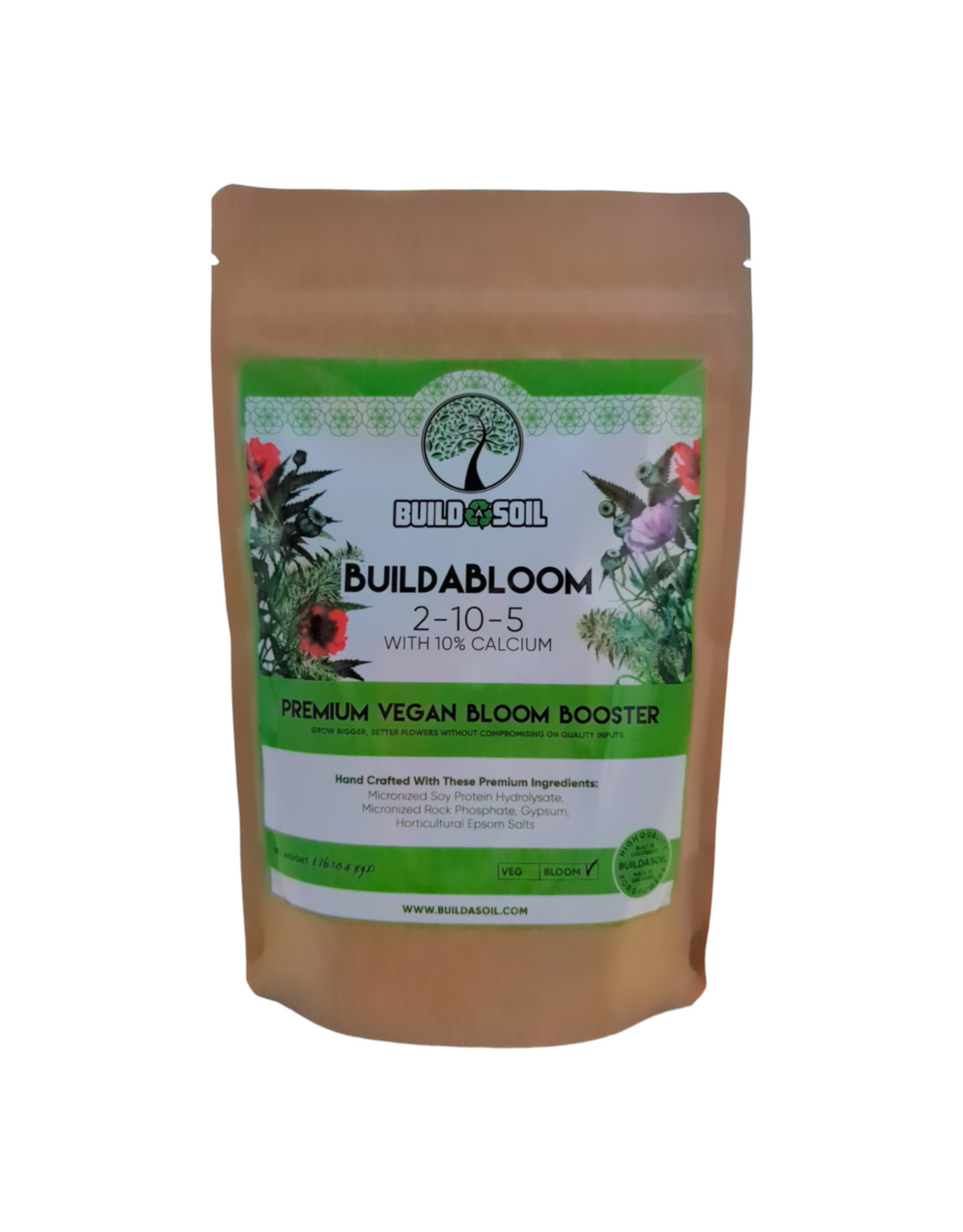 BuildASoil BuildASoil BuildABloom Amino Chelated Bloom Booster- 1 lb