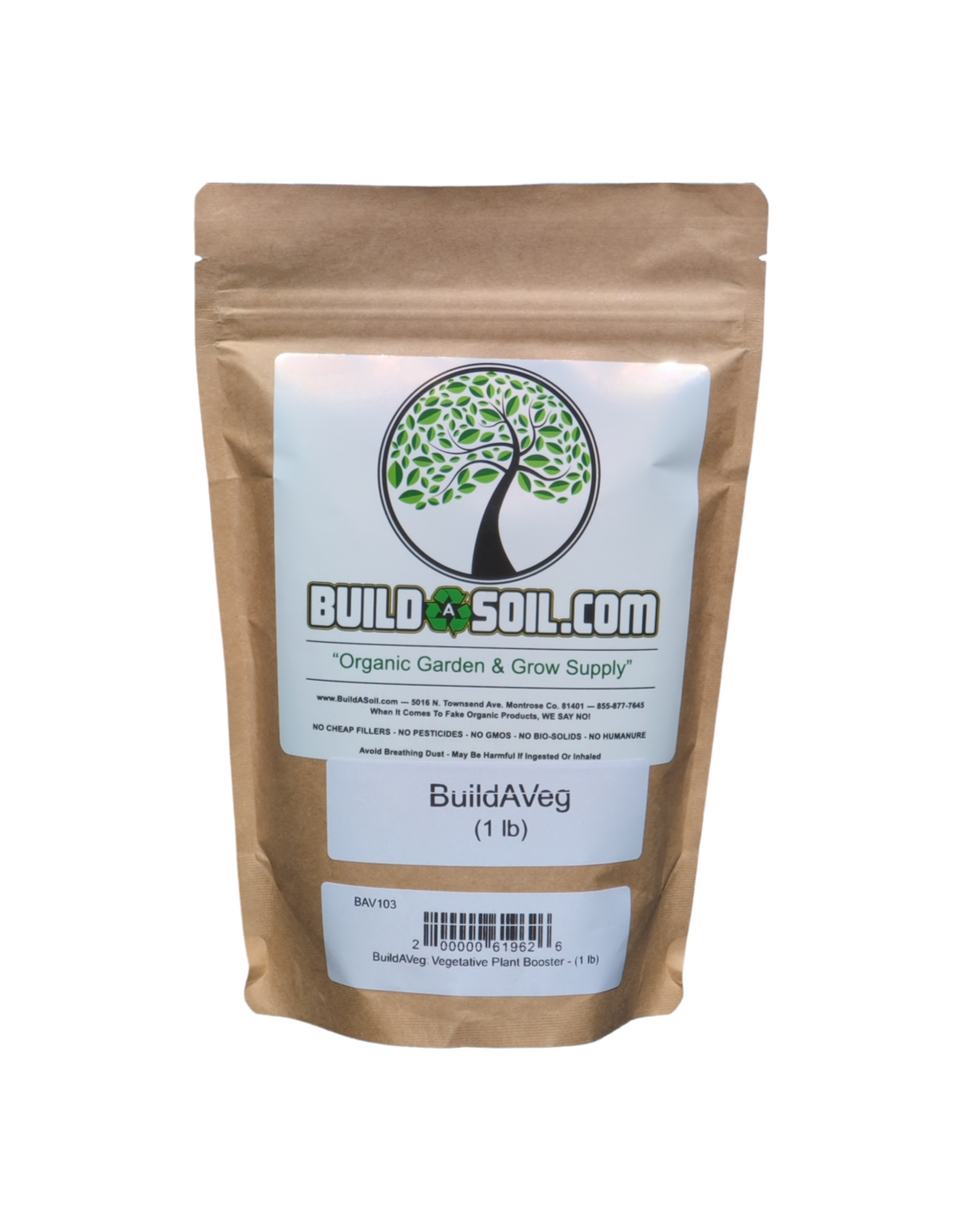 BuildASoil BuildASoil BuildAVeg Vegetative Plant Booster - 1 lb