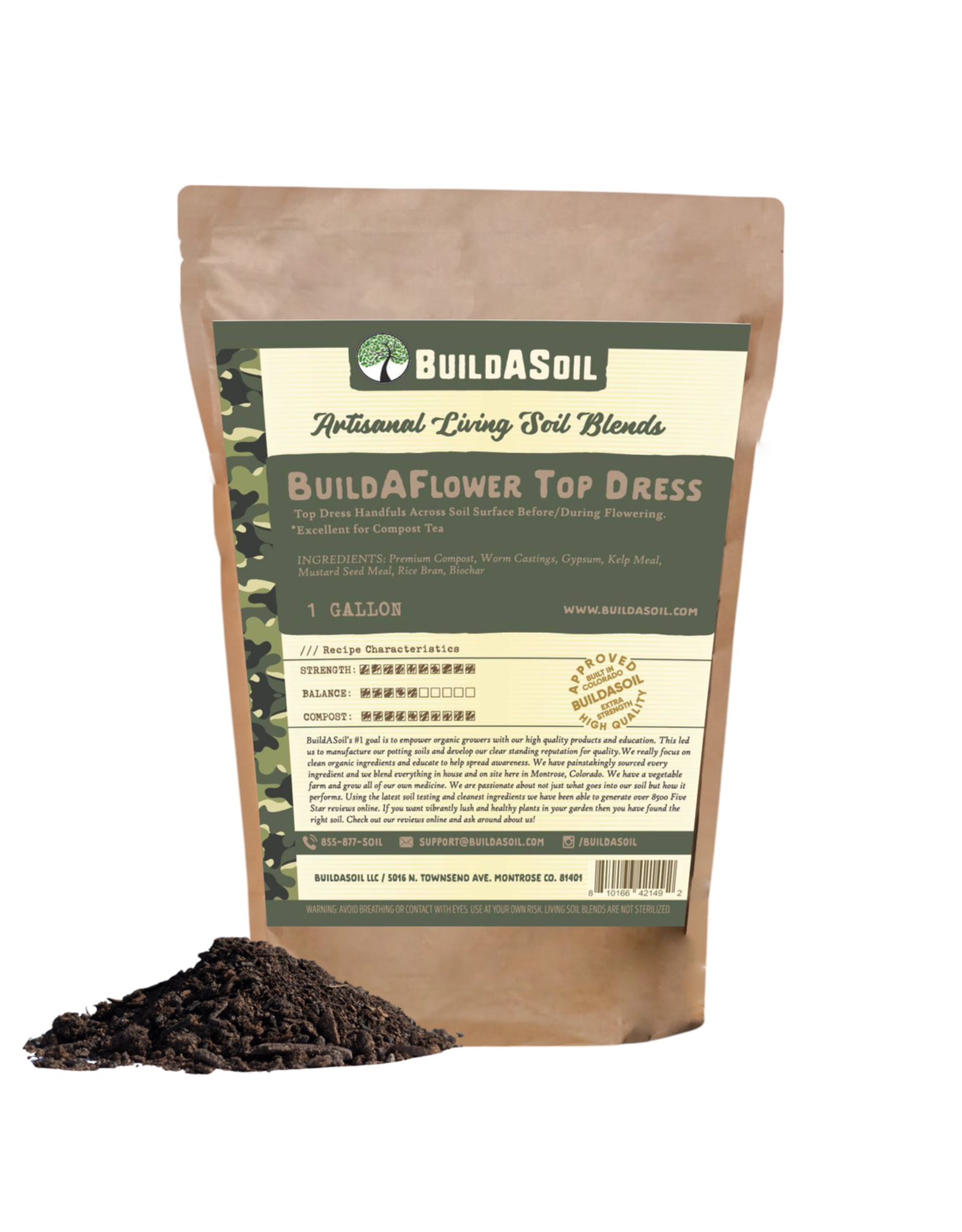 BuildASoil BuildASoil BuildAFlower Top Dress Kit - 1 Gal