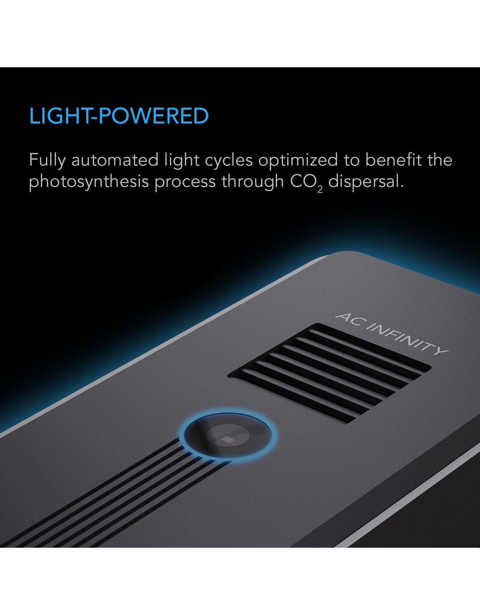 AC Infinity CO2 + Light Sensor for Controller AI+, Enables Equipment Control Programming