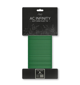 AC Infinity Soft Twist Ties, Thick Rubberized Texture, 10m