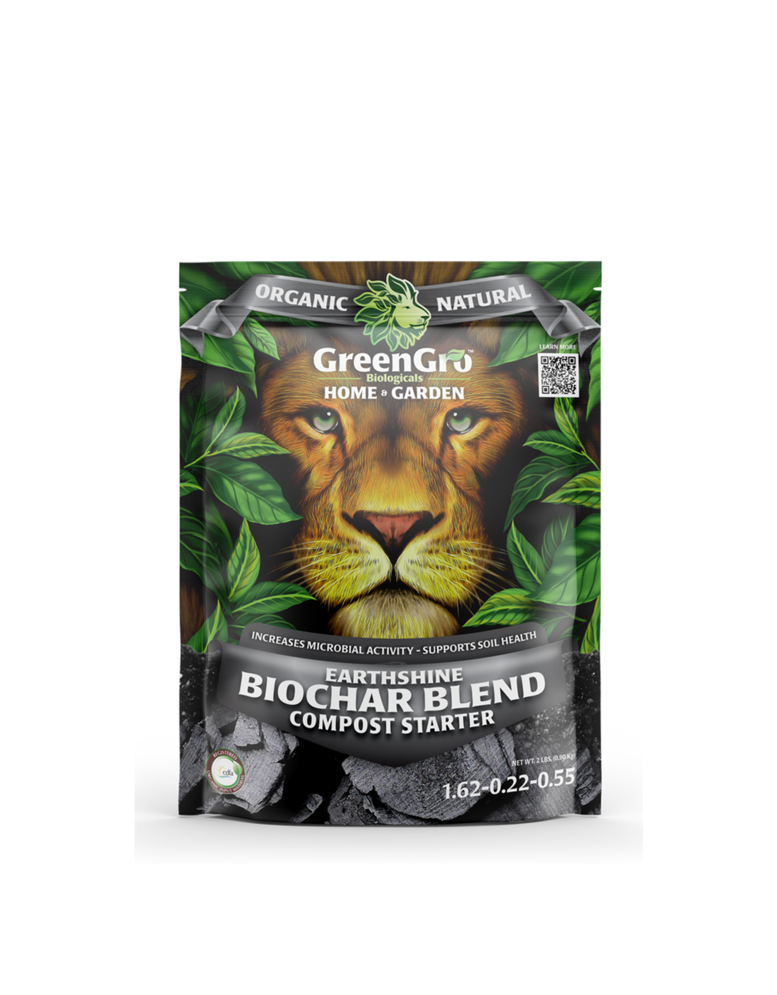 GreenGro GreenGro Biologicals Earthshine Biochar Blend - 2lb
