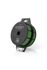 AC Infinity Green Twist Ties with Built-In Cutter, 100m