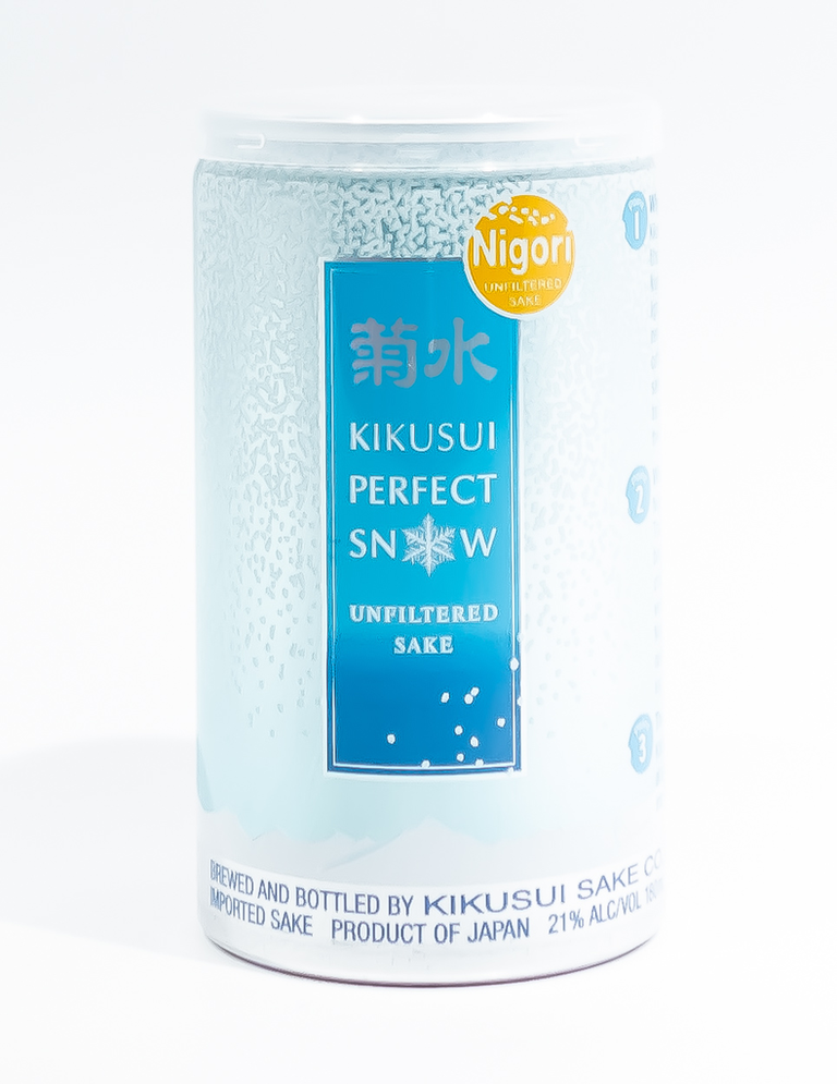 Sake-Nigori Kikusui 'Perfect Snow' Nigori Sake Can