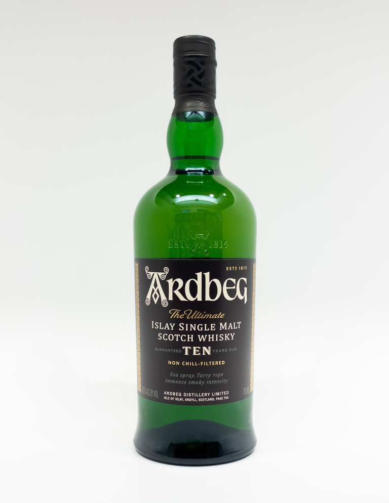 Spirits-Whiskey-Scotch-Single-Malt Ardbeg 10 Year Old Single Malt Scotch Whisky