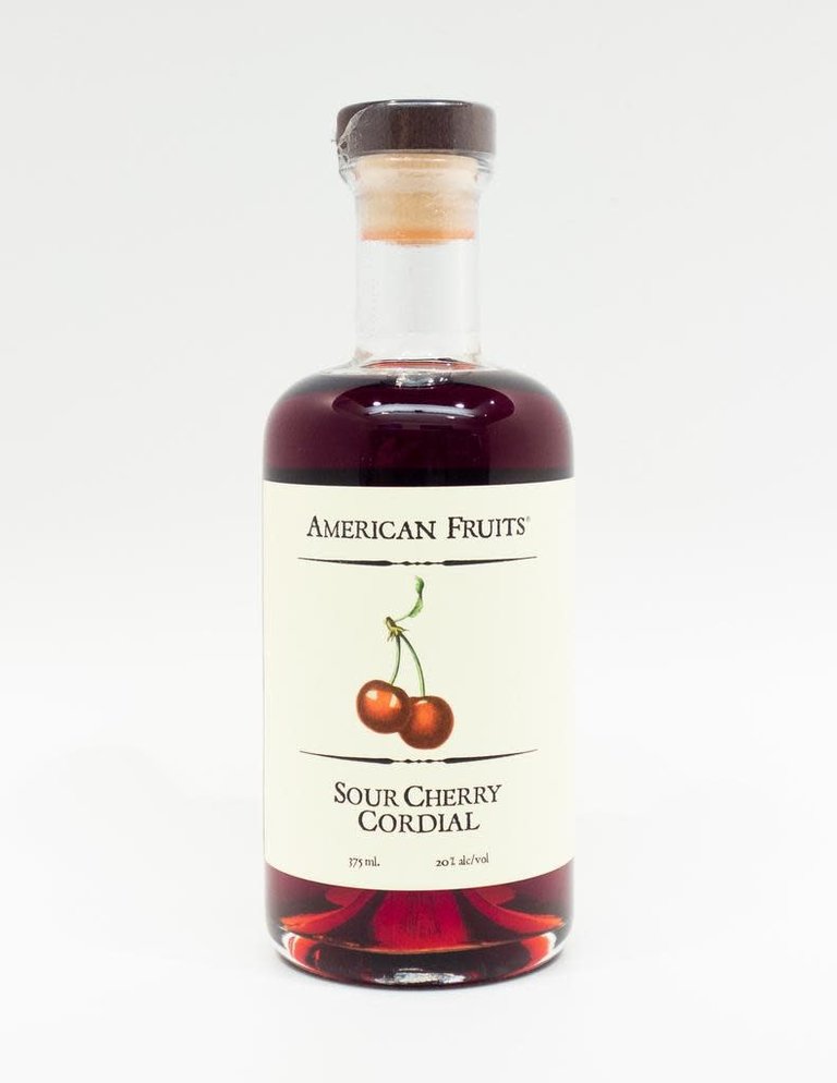 Spirits-Liqueur-Fruit American Fruits Distillery Sour Cherry Cordial