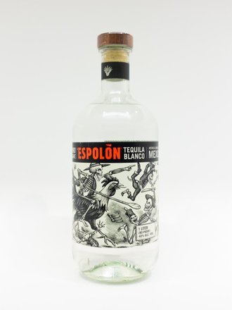 Spirits-Tequila-Silver Espolón Tequila Blanco Liter