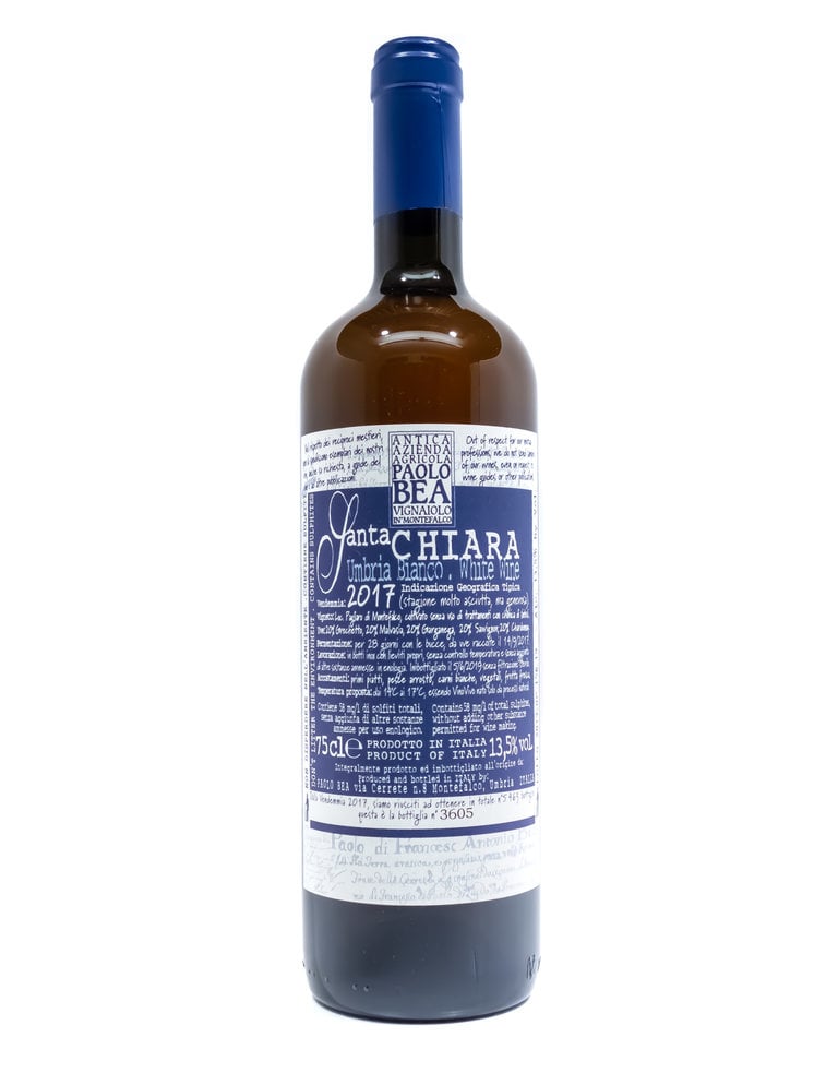 Wine-Orange/Skin-fermented Paolo Bea ‘Santa Chiara’ Umbria IGT Bianco 2017