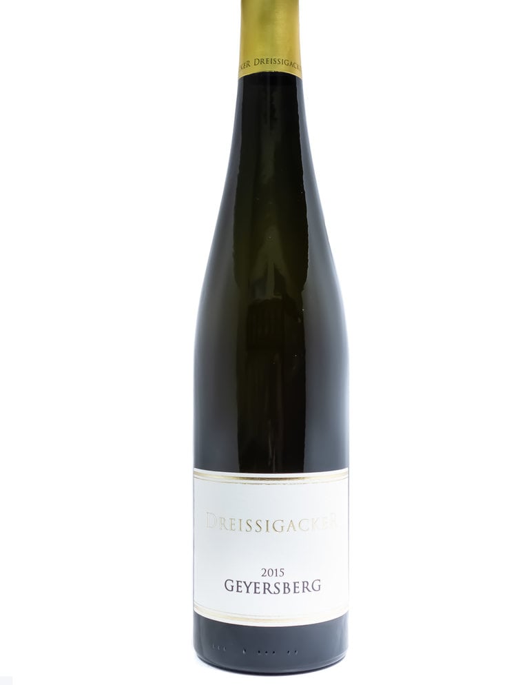 Wine-White-Round Weingut Dreissigacker Riesling Bechtheimer Geyersberg Trocken 2015