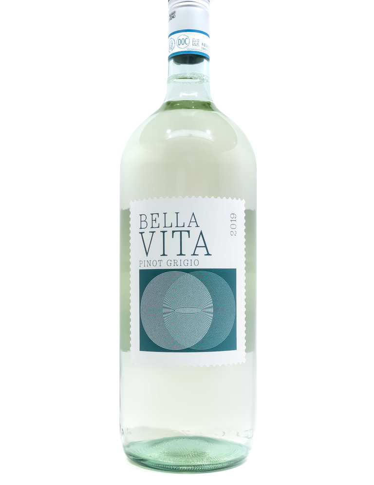 Wine-White-Crisp Bella Vita Pinot Grigio 2019 1.5L