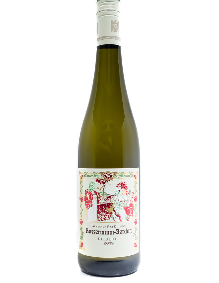Wine-White-Crisp Bassermann-Jordan Riesling Pfalz 2019