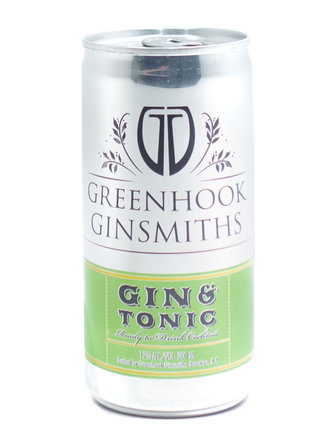 Spirits-Ready to Drink Greenhook Ginsmiths Gin & Tonic Can 200ml