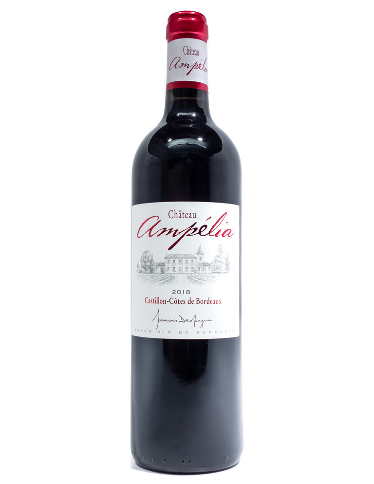 Wine-Red-Lush Château Ampélia Castillon-Côtes de Bordeaux AOC 2018