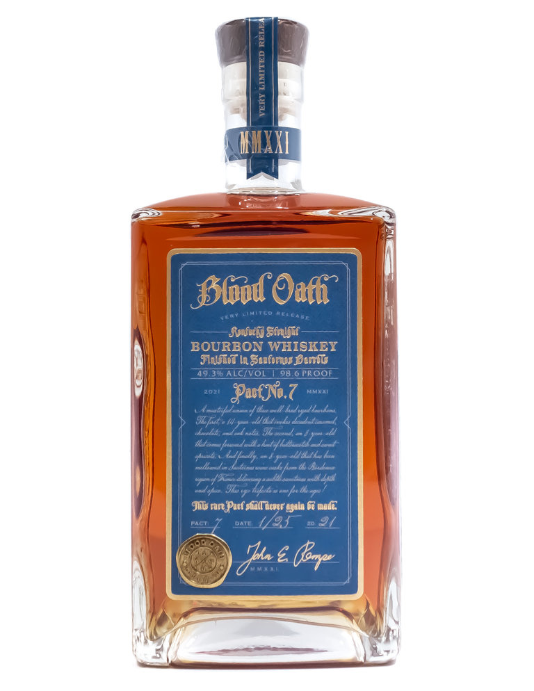 Spirits-Whiskey-Bourbon Blood Oath Pact No. 7 Sauternes Barrel Finish Kentucky Straight Bourbon Whiskey