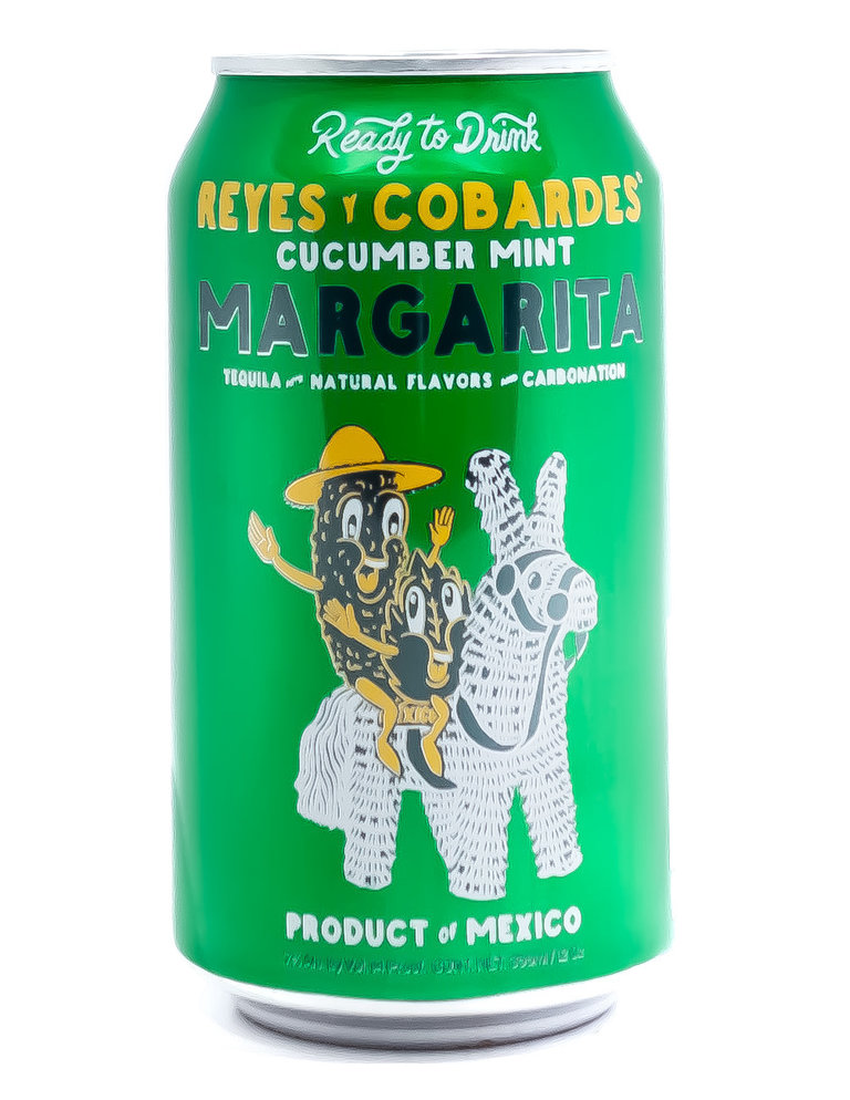 Spirits-Ready to Drink Reyes y Cobardes Cucumber Mint Margarita Can 12oz