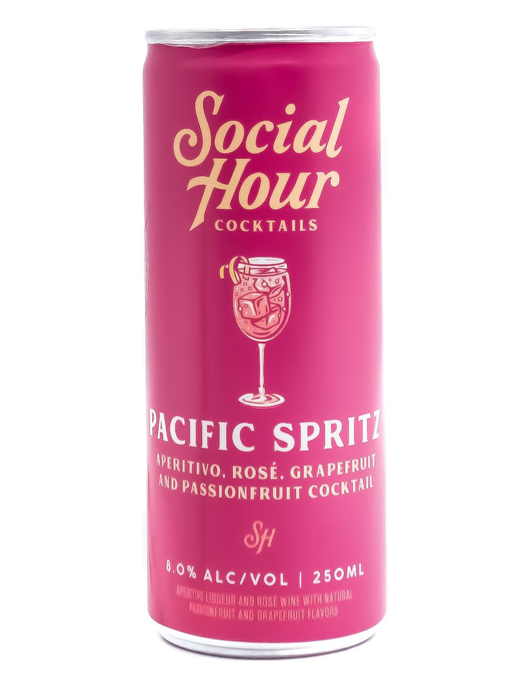 Spirits-Ready to Drink Social Hour Cocktails 'Pacific Spritz' Can 250ml