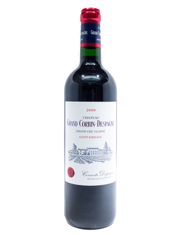 Wine-Red-Lush Château Grand Corbin-Despagne St-Emilion AOC 2008