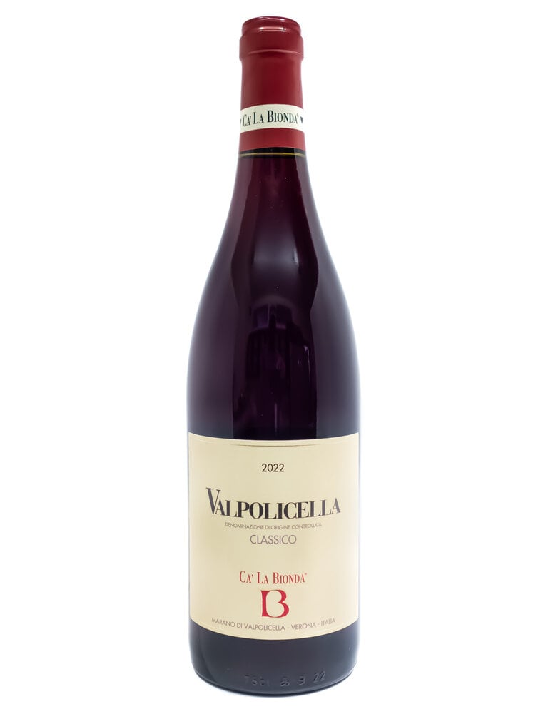 Wine-Red-Light Ca' La Bionda Valpolicella DOC Classico 2022