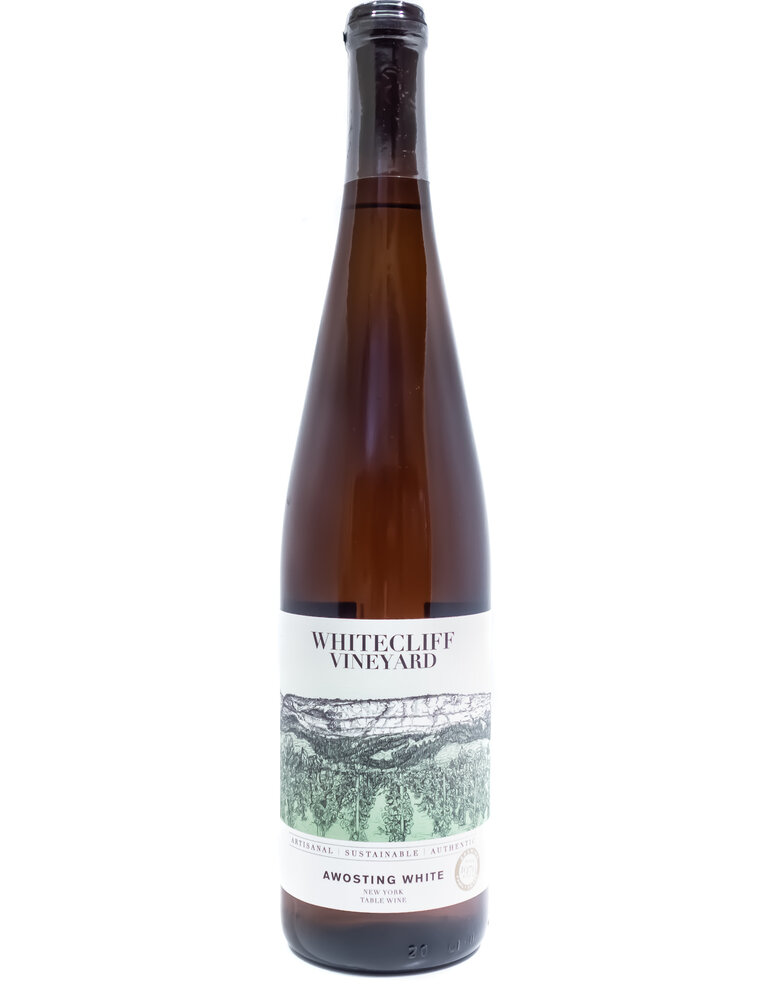 Wine-White-Round Whitecliff Vineyard 'Awosting White' Hudson River Region NV