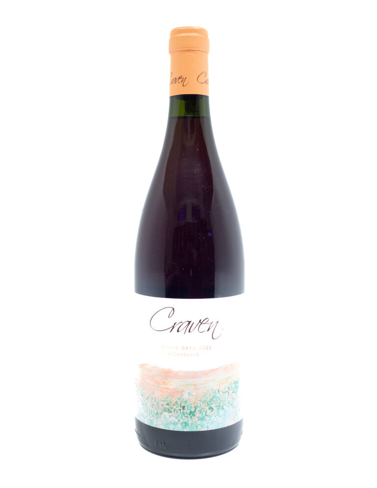Wine-Orange/Skin-fermented Craven Wines Pinot Gris Stellenbosch WO 2022