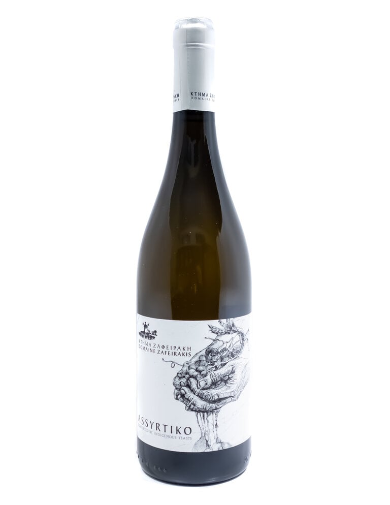 Wine-White-Round Domaine Zafeirakis Assyrtiko Tyrnavos PGI 2023