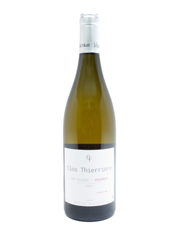 Wine-White-Round Clos Thierrière 'Les Pleurs' Vouvray AOC 2022