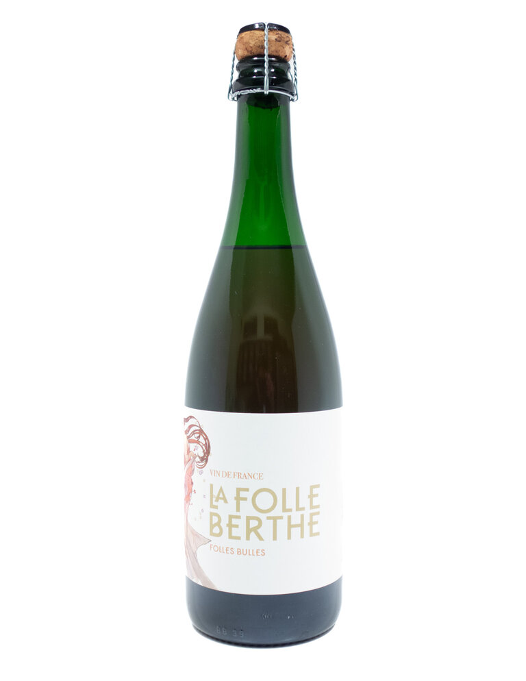 Wine-Sparkling-Petillant Naturel La Folle Berthe ‘Folles Bulles’ Vin de France 2022