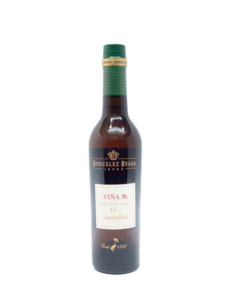 Wine-Fortified-Sherry González Byass Viña AB 12 Year Amontillado Sherry NV 375ml