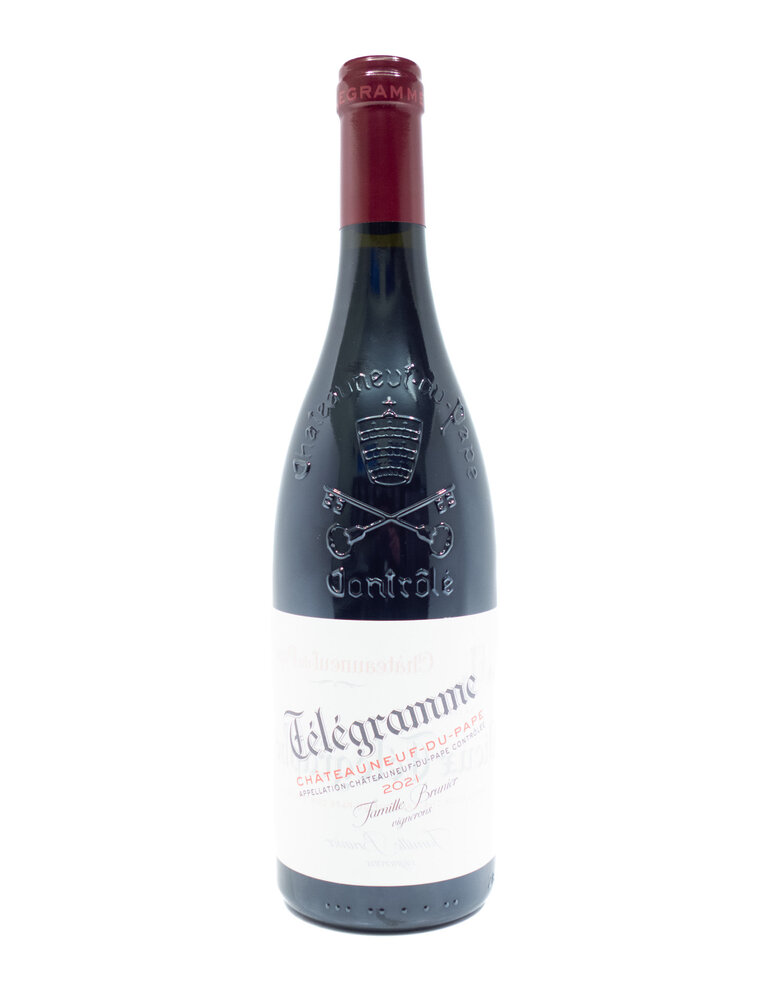 Wine-Red-Big Vieux Télégraphe 'Télégramme' Châteauneuf-du-Pape AOC 2021