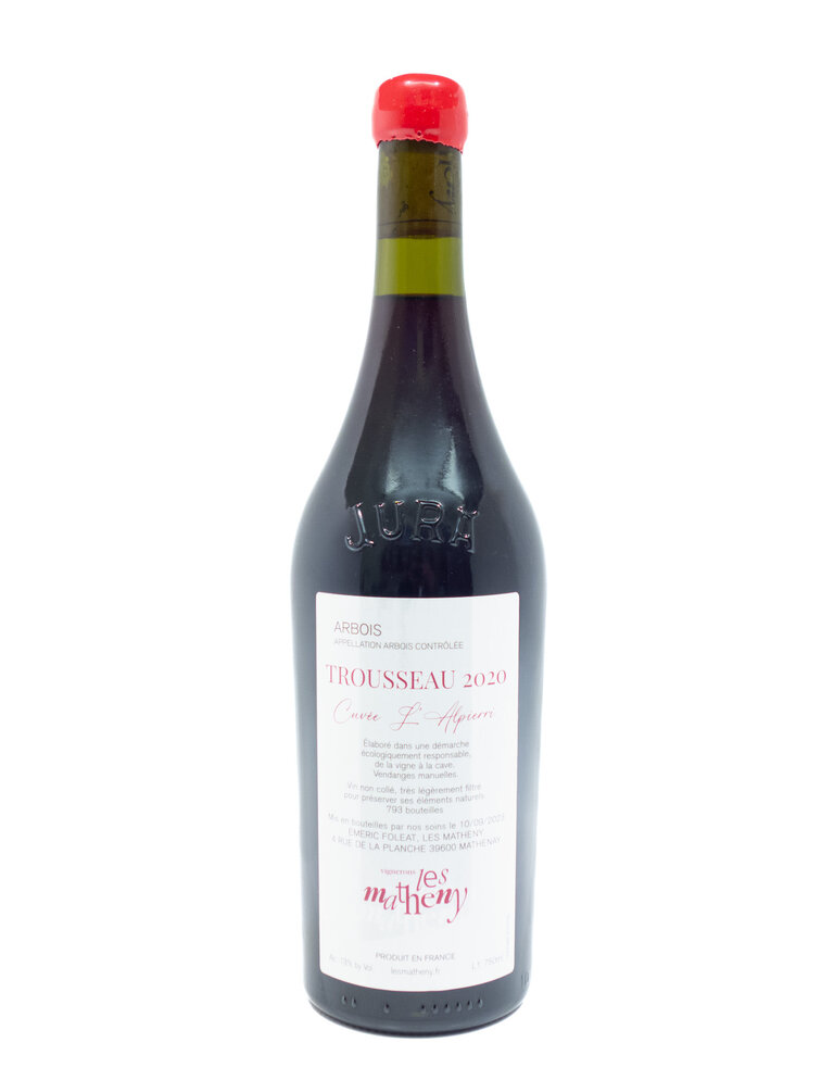 Wine-Red-Lush Vignerons Les Matheny Trousseau 'Cuvée l'Alpierri' Arbois AOC 2020