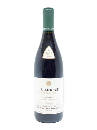 Wine-Red-Lush Evening Land 'La Source' Pinot Noir Eola-Amity Hills 2022