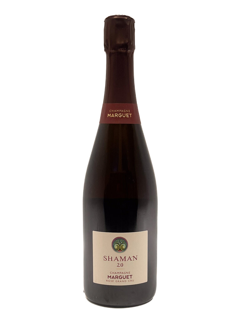 Wine-Sparkling-Champagne Marguet 'Shaman 20' Rosé Champagne AOC Grand Cru Brut Nature NV