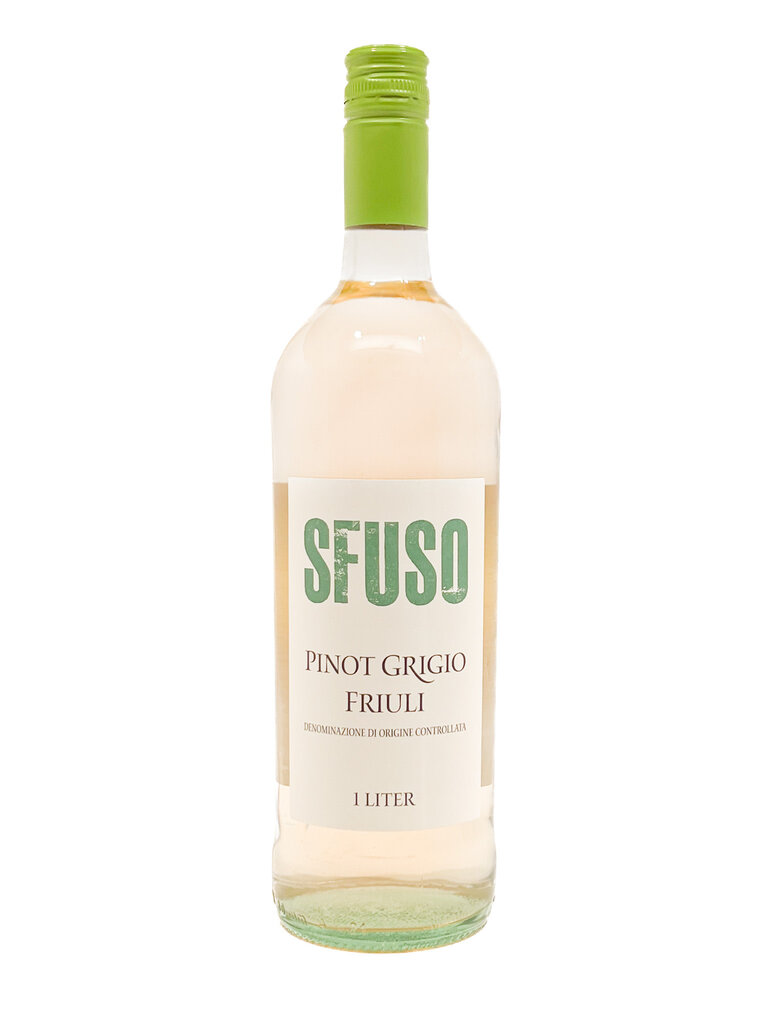 Wine-White-Crisp Sfuso Pinot Grigio Friuli DOC 2023 1L