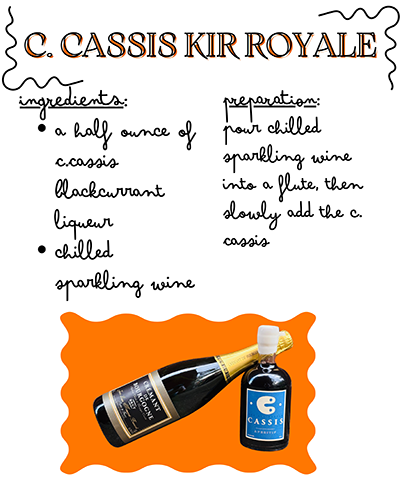 Kir Royale Recipe with C. Cassis