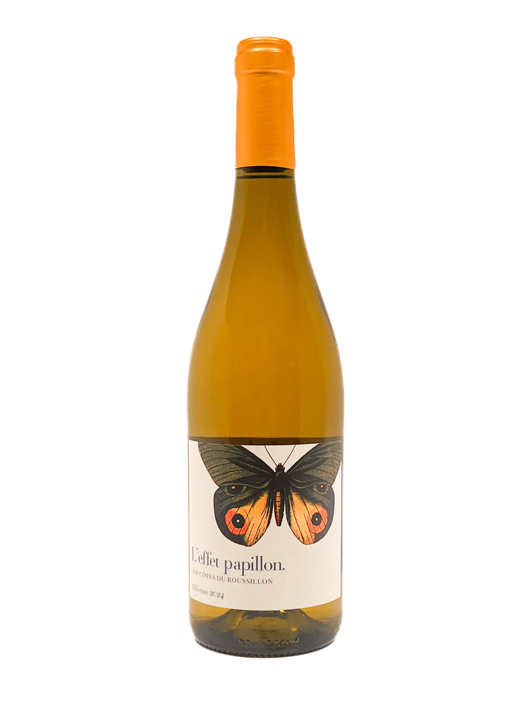 Wine-White-Round L'Effet Papillon Côtes du Roussillon AOP Blanc 2024