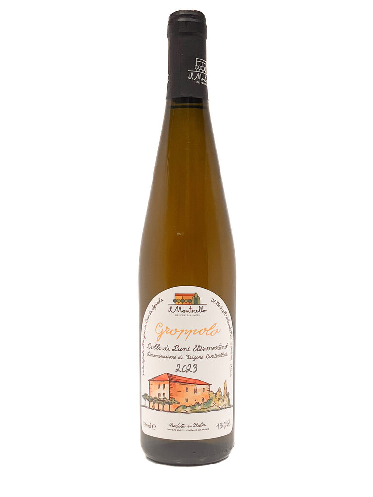 Wine-White-Round Il Monticello dei Fratelli Neri 'Groppolo' Vermentino Colli di Luni DOC 2023