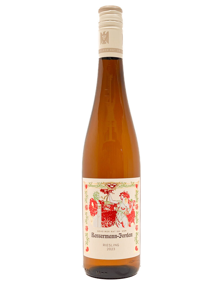Wine-White-Crisp Bassermann-Jordan Riesling Pfalz 2023
