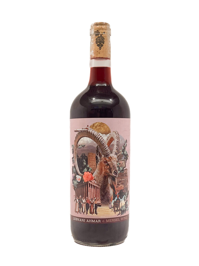 Wine-Red-Lush Mersel 'Lebnani Ahmar' Cinsault Bekaa Valley 2023 1L