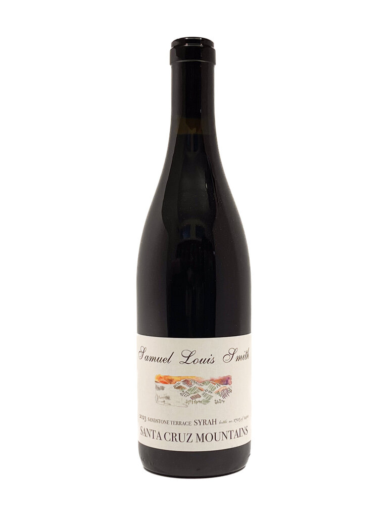 Wine-Red-Lush Samuel Louis Smith 'Sandstone Terrace' Syrah Santa Cruz Mountains 2023