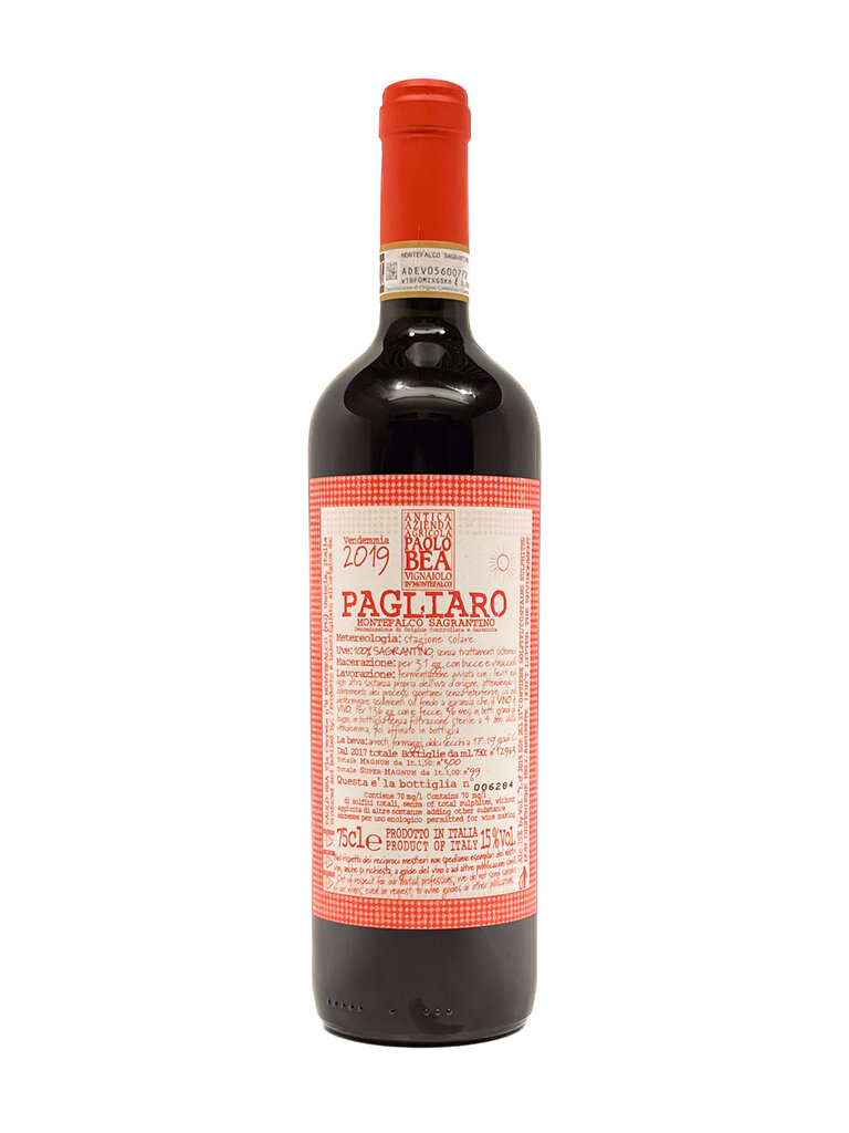 Wine-Red-Big Paolo Bea 'Vigneto Pagliaro' Montefalco Sagrantino DOCG 2019