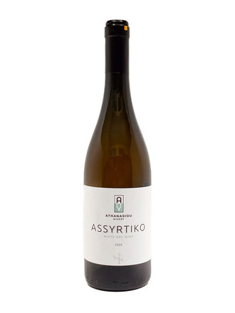 Wine-White-Crisp Athanasiou Winery Assyrtiko Peloponnese PGI 2024