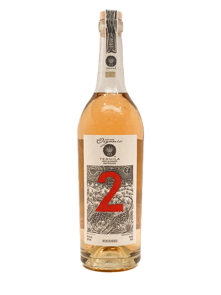 Spirits-Tequila-Reposado 123 Organic Tequila 'Dos' Tequila Reposado