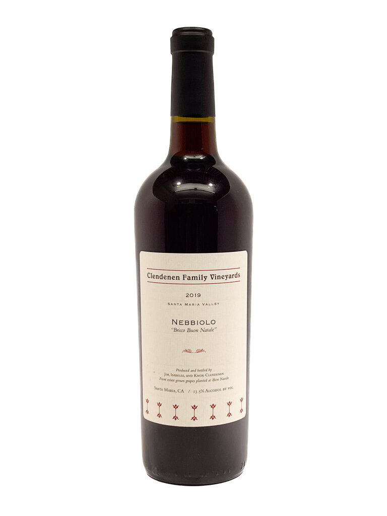 Wine-Red-Lush Clendenen Family Vineyards 'Bricco Buon Natale' Nebbiolo Santa Maria Valley 2019