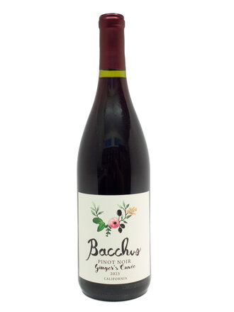 Wine-Red-Lush Bacchus 'Ginger's Cuvée' Pinot Noir California 2023