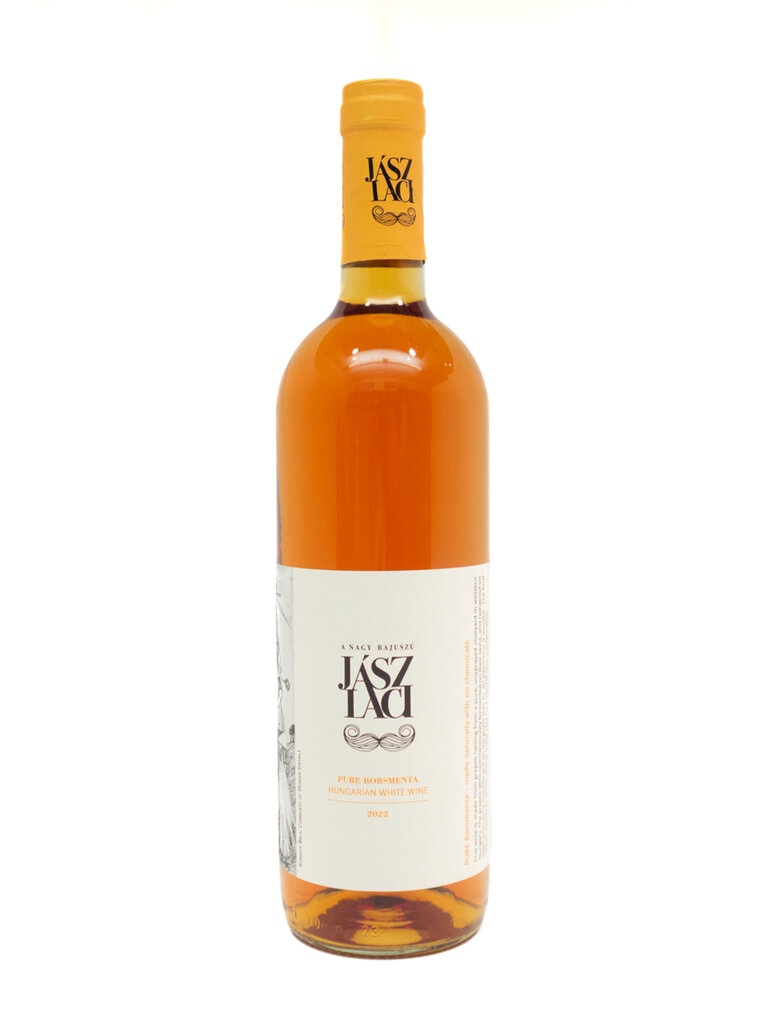 Wine-Orange/Skin-fermented Jász Laci 'Pure' Borsmenta Somló 2022