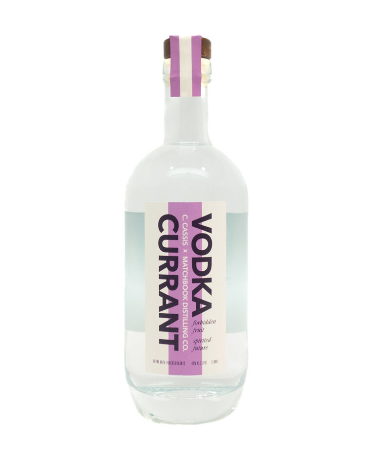 Spirits-Vodka C. Cassis x Matchbook Distilling 'Vodka Currant' Corn Vodka