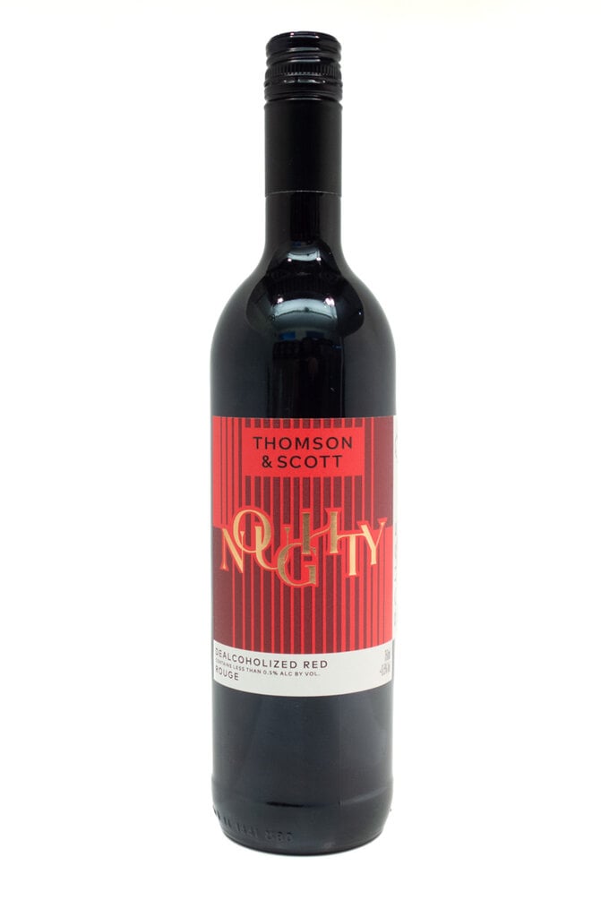 Wine-Red-Lush Thomson & Scott 'Noughty' Non-Alcoholic Rouge NV