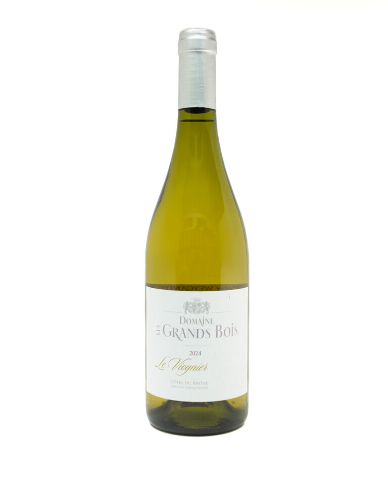 Wine-White-Round Domaine Les Grands Bois 'Le Viognier' Côtes du Rhône AOP 2024