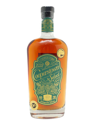 Spirits-Whiskey-Rye Cooperstown Distillery 'Cooperstown Select' Rye Whiskey